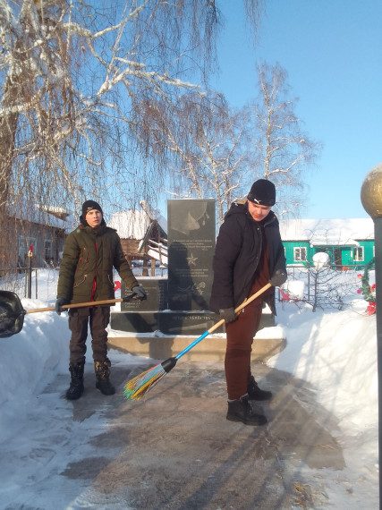 Школьные волонтеры.